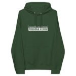 Sweat à capuche chrétien femme “Possible à Dieu” | Pull – Image 14