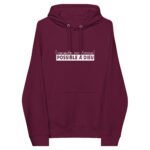 Sweat à capuche chrétien femme “Possible à Dieu” | Pull – Image 6