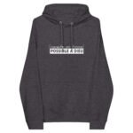 Sweat à capuche chrétien femme “Possible à Dieu” | Pull – Image 10