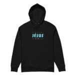 Sweat-a-capuche-chretien-pour homme-couleur-noir