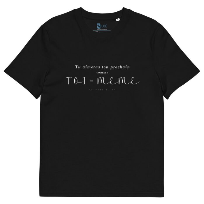 T-shirt chrétien pour femme «Tu aimeras ton prochain comme toi-même» – Image 2