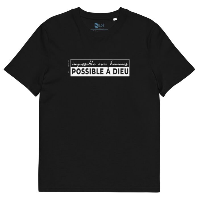 T-shirt chrétien homme “Possible à Dieu” | En couleurs – Image 19
