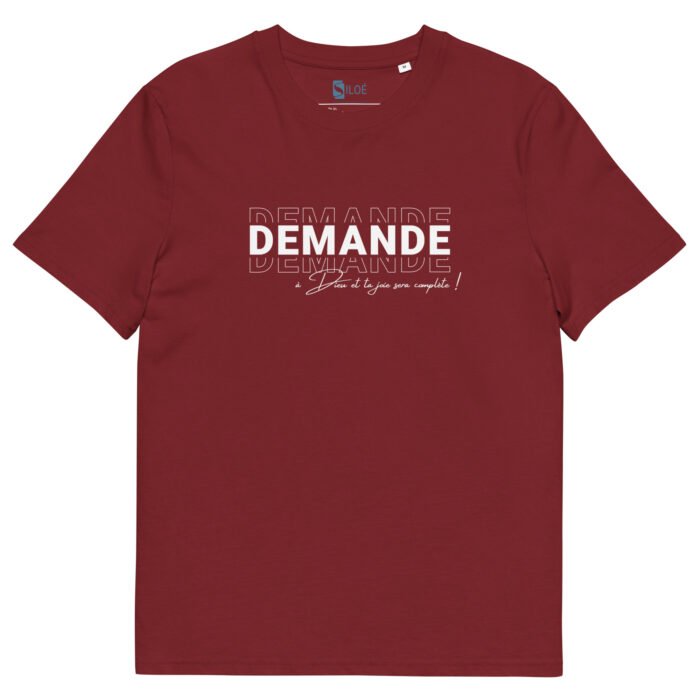 T-shirt chrétien homme “Demande”| Diverses couleurs – Image 16