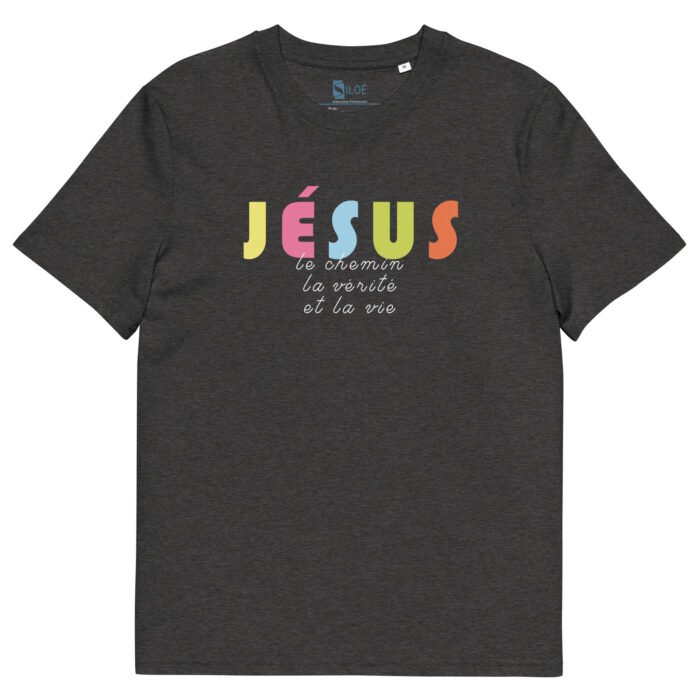 T-shirt chrétien homme «Je suis le Chemin, la vérité et la vie» | Noir – Image 9