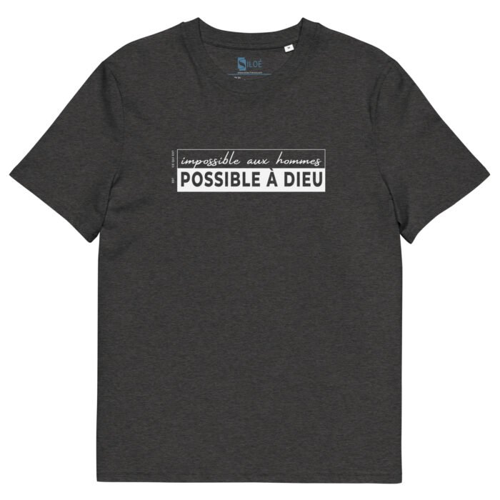T-shirt chrétien homme “Possible à Dieu” | En couleurs – Image 22