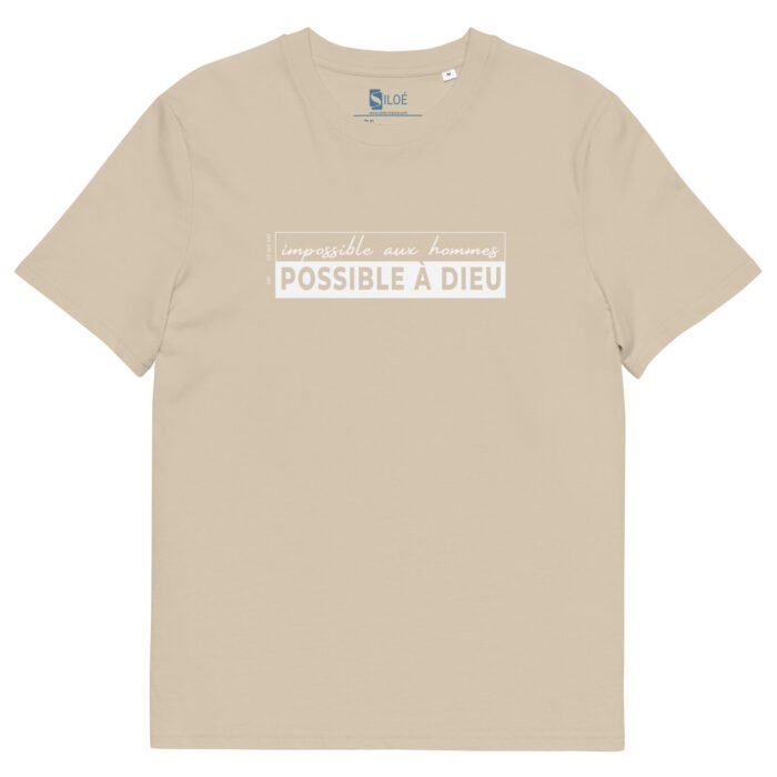 T-shirt chrétien homme “Possible à Dieu” | En couleurs – Image 13