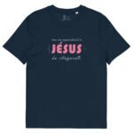 T-shirt coton femme "Ma vie appartient à Jésus" | Noir – Image 7