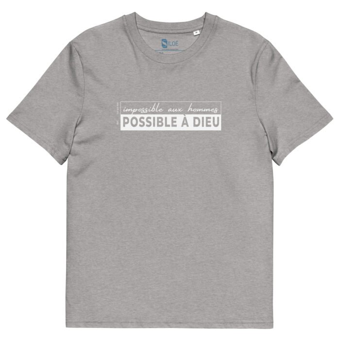 T-shirt chrétien homme “Possible à Dieu” | En couleurs – Image 7