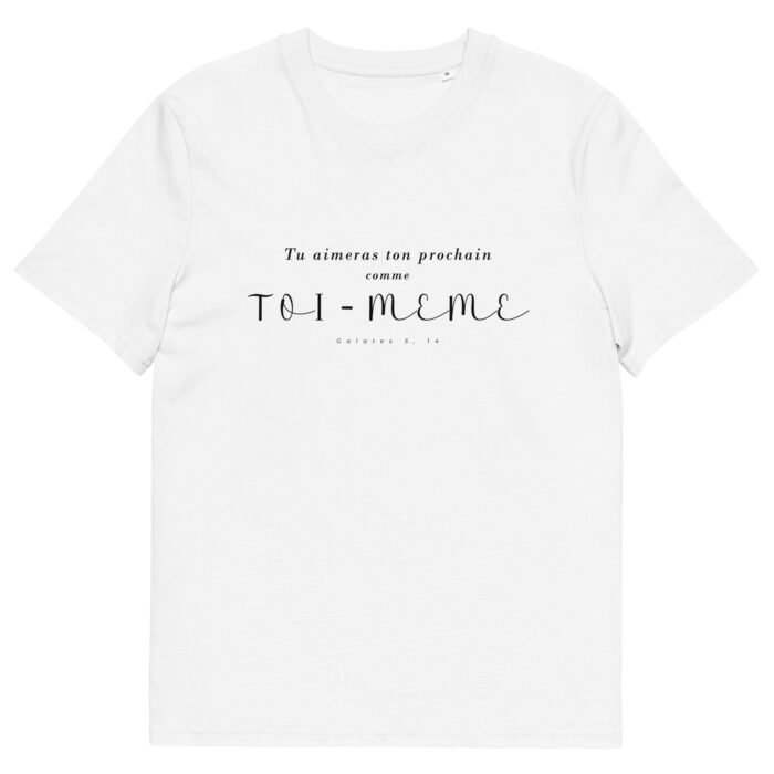 Aimer son prochain T-shirt coton femme | Haut chrétien – Image 2