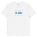 T-shirt coton homme Ma vie appartient à Jésus - | Blanc – Image 2