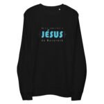 Sweat chrétien homme «Ma vie appartient à Jésus» | Pull Noir – Image 2