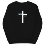 Sweat chrétien noir «Jesus sauve » | Pull pour homme – Image 2