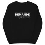Sweat chrétien homme “Demande à Dieu” | Noir – Image 2