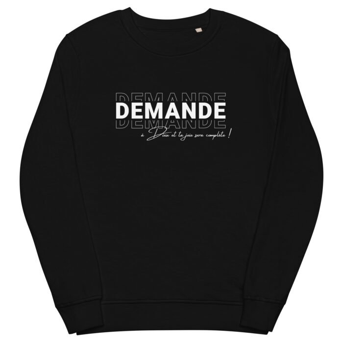 Sweat chrétien homme “Demande à Dieu” | Couleurs – Image 2