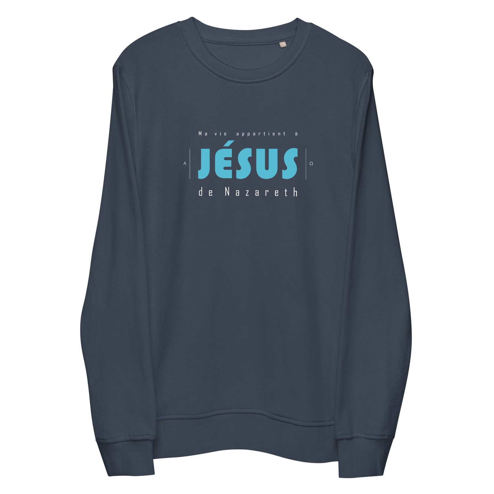 Sweat chrétien homme «Ma vie appartient à Jésus» | Pull Noir – Image 11