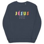 Sweat chrétien «Je suis le Chemin, la vérité et la vie» Pull pour Homme | Noir – Image 8