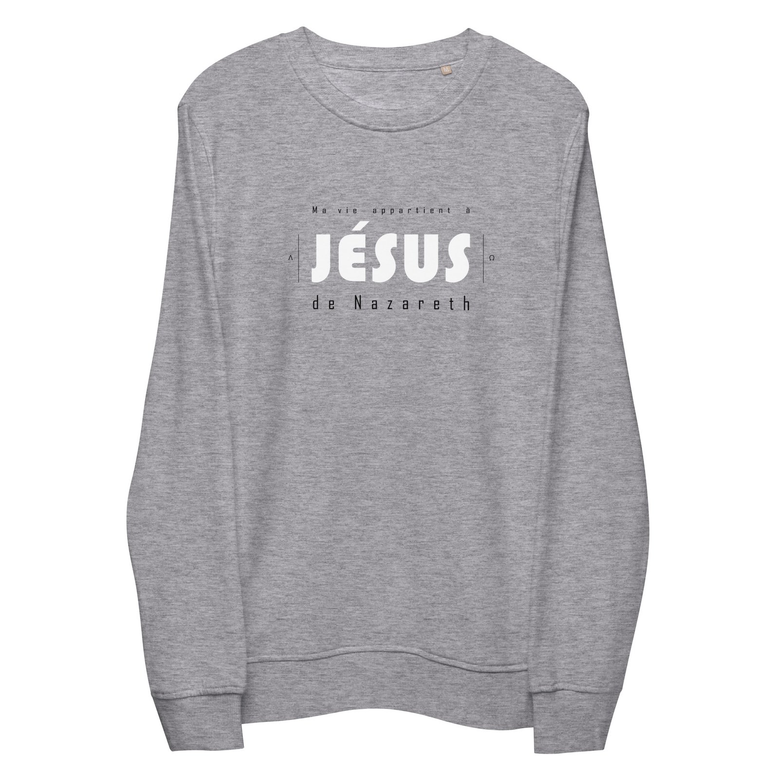 Sweat chrétien homme «Ma vie appartient à Jésus» | Pull bio – Image 14