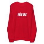 Sweat chrétien homme «Ma vie appartient à Jésus» | Pull bio – Image 2