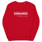 Sweat chrétien homme “Demande à Dieu” | Noir – Image 4