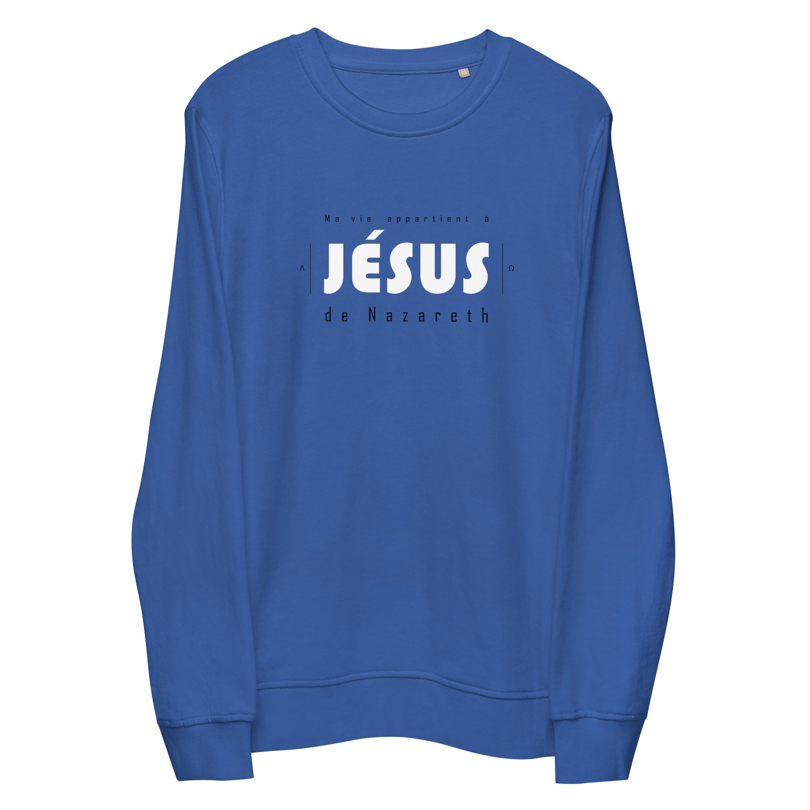 Sweat chrétien homme «Ma vie appartient à Jésus» | Pull bio – Image 10