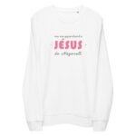 Sweat chrétien femme «Ma vie appartient à Jésus» | Pull blanc – Image 3