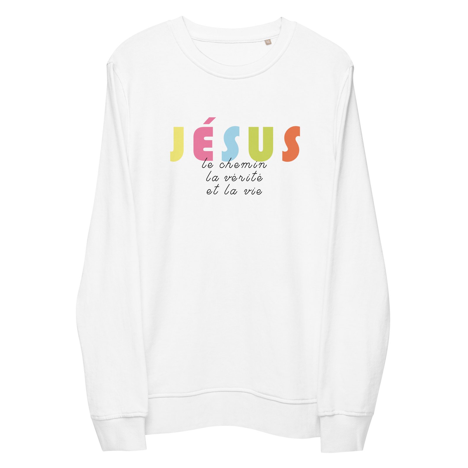 Sweat chrétien femme « Je suis le Chemin, la vérité... »| Pull bio – Image 2