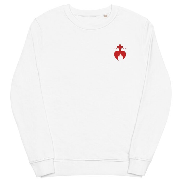 Sweat chrétien femme brodé "caritas” | Jean 14:27 – Image 2