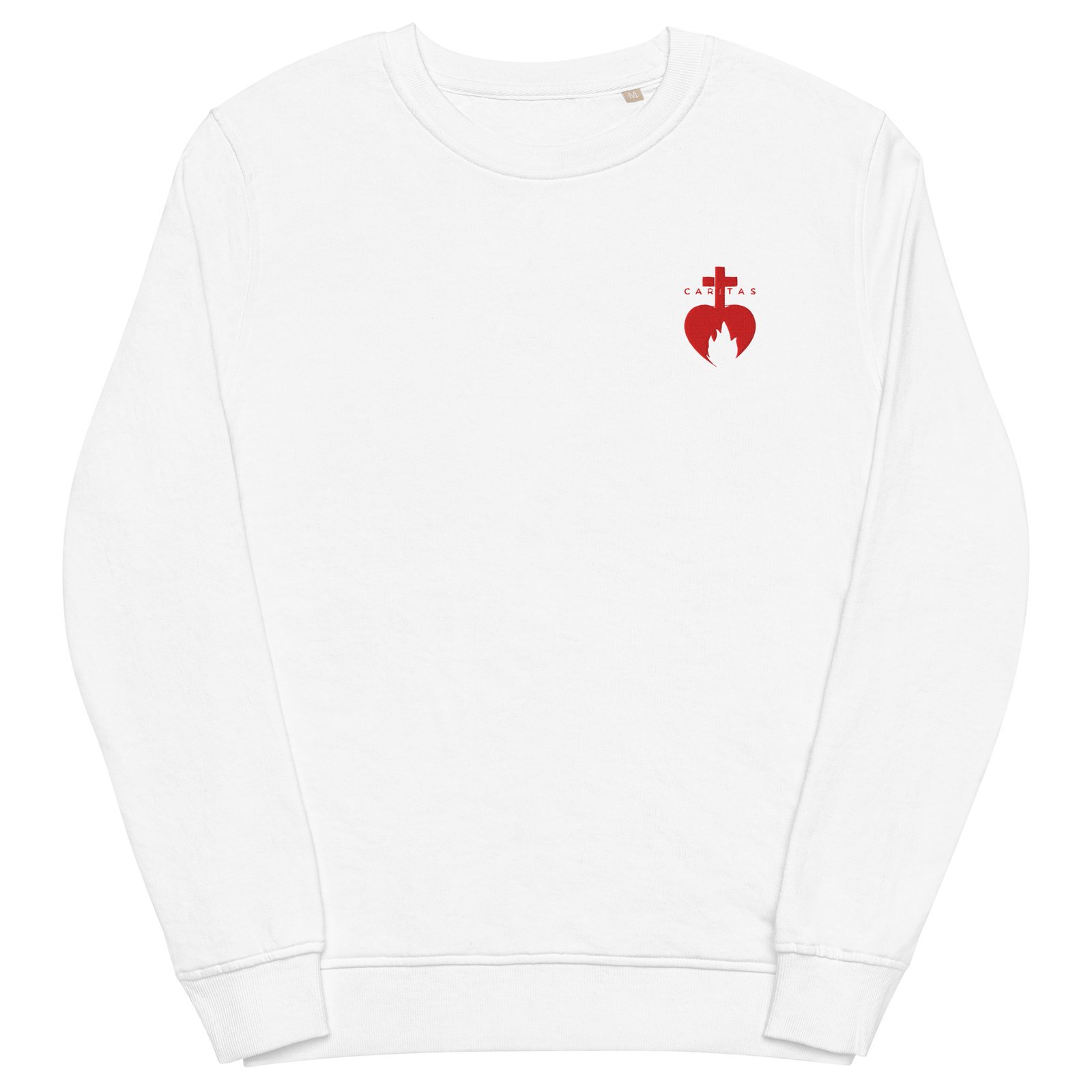 Sweat chrétien brodé "caritas” pour homme | Jean 14:27 – Image 2