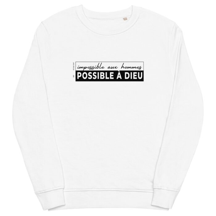 sweat-chretien-pour-femme- blanc-possible-a-Dieu-