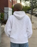 YHWH - Sweat à capuche femme blanc | Pull chrétien premium – Image 5