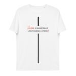 T-shirt chrétien femme “Jésus a changé ma vie” | Blanc – Image 3