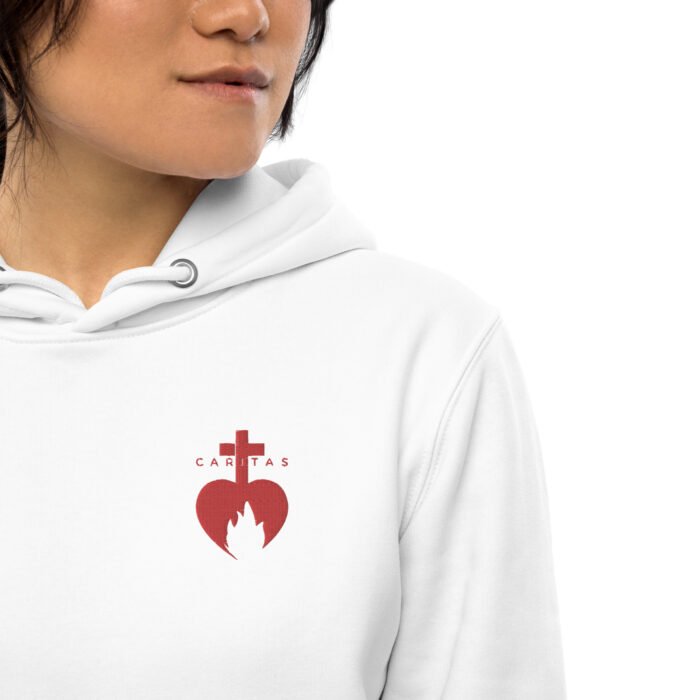 Sweat à capuche Brodé "Sacré-Cœur" | Hoodie chrétien pour femme – Image 4