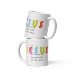 Mug chrétien « Jésus est le chemin, la vérité et la vie » | blanc – Image 4