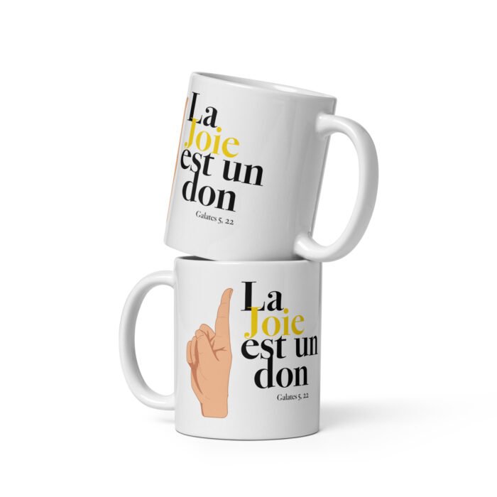 mug chrétien la joie est un don
