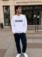Sweat chrétien homme “Possible à Dieu” | blanc