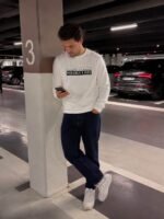 Sweat chrétien homme “Possible à Dieu” | blanc – Image 4