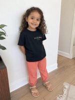T-shirt chrétien fille “Je suis aimée” | noir