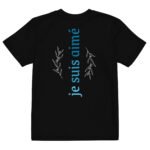T-shirt chrétien garçon “Je suis aimé” | Noir – Image 5