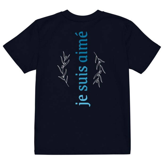 T-shirt chrétien garçon “Je suis aimé” | Noir – Image 10