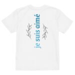 T-shirt chrétien garçon “Je suis aimé” | blanc – Image 5