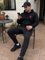 Sweat à capuche brodé "Sacré-Cœur" homme | Hoodie chrétien – Image 9