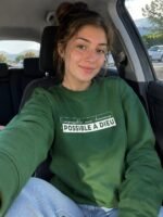 Sweat chrétien femme “Possible à Dieu”| Diverses couleurs