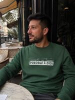 Sweat chrétien homme “Possible à Dieu” | Diverses couleurs – Image 19