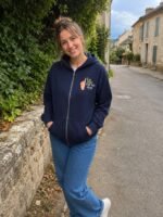 Sweat zippé à capuche chrétien “La joie est un don” | Diverses couleurs – Image 5