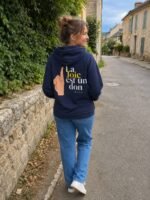 Sweat zippé à capuche chrétien “La joie est un don” | Diverses couleurs – Image 7