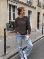 sweatshirtchretienfemmenecrainspasmarron