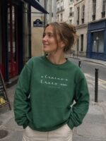 sweatshirtchretienfemmenecrainspasvert