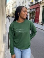 sweatshirtchretienfemmenecrainspasvert