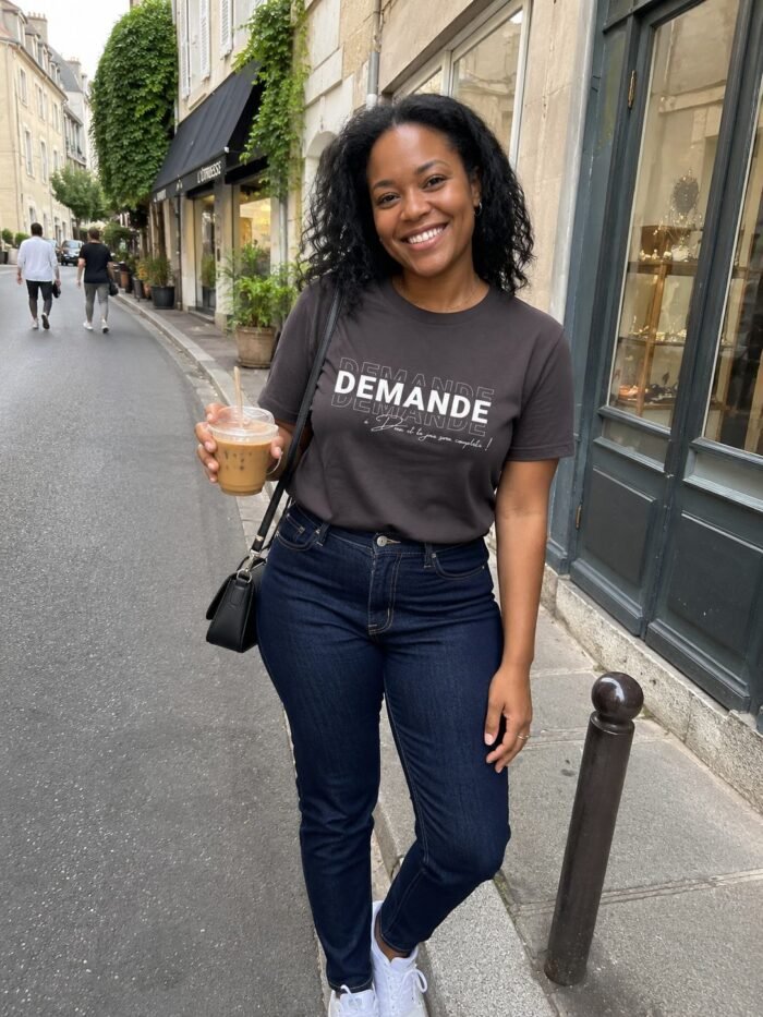 T-shirt chrétien femme “Demandez et vous recevrez” | Diverses couleurs – Image 13