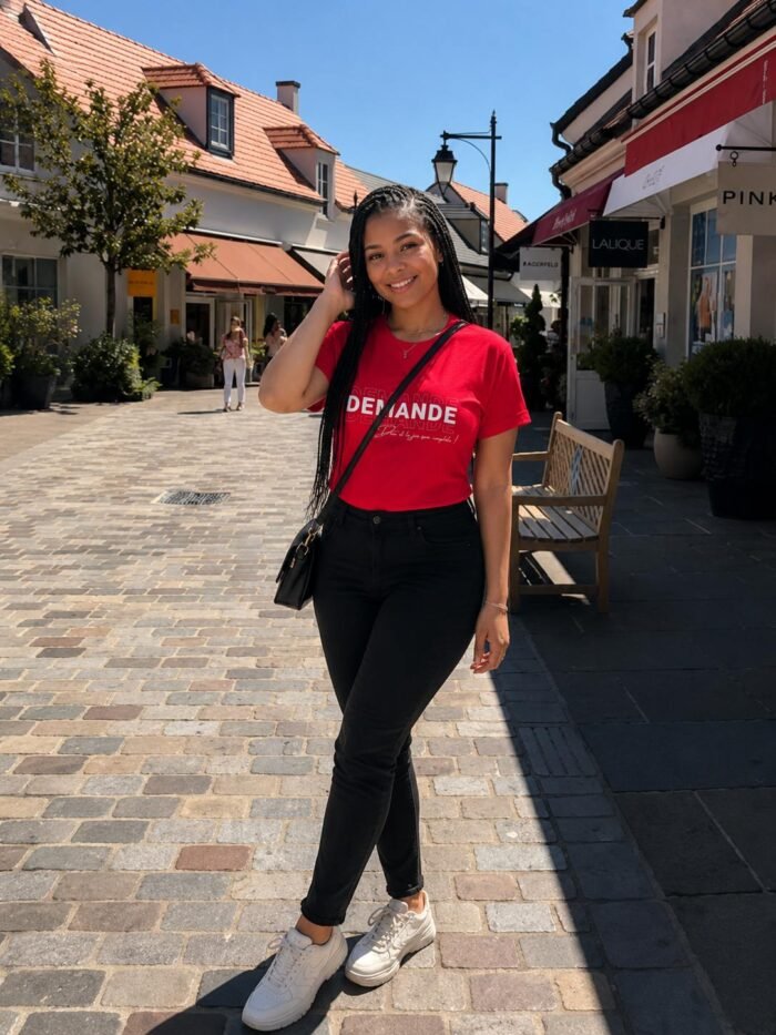 T-shirt chrétien femme “Demandez et vous recevrez” | Diverses couleurs – Image 18